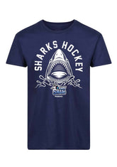 Solway Sharks Unisex Navy "Sharks Hockey" T-shirt